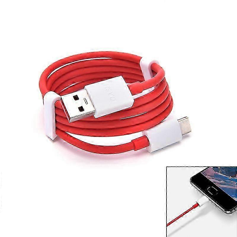 Red Dash Charge Fast Charger Data Type-C USB Cable For Oneplus 3 Three NEW