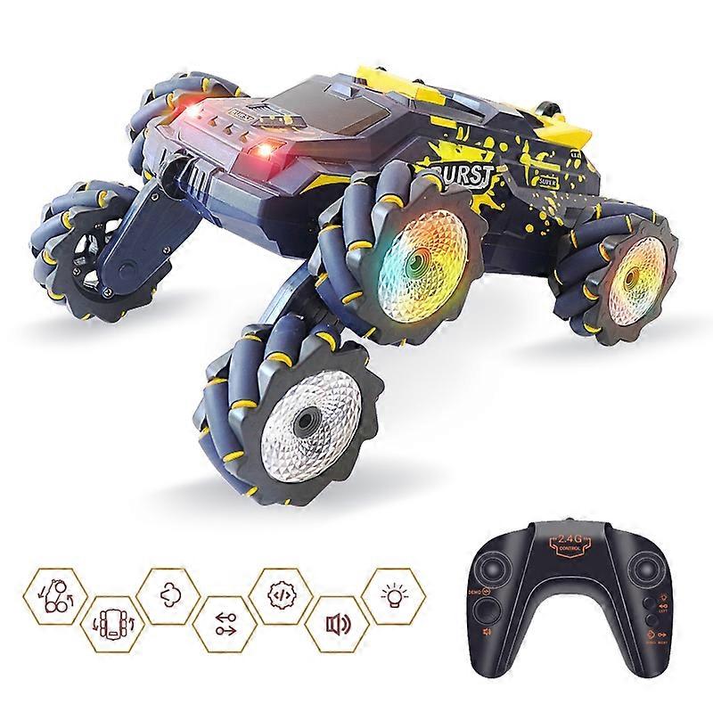 MoFun JC03P 2.4G Remote Control Six-wheeled Stunt Car, Specifications:Single RC