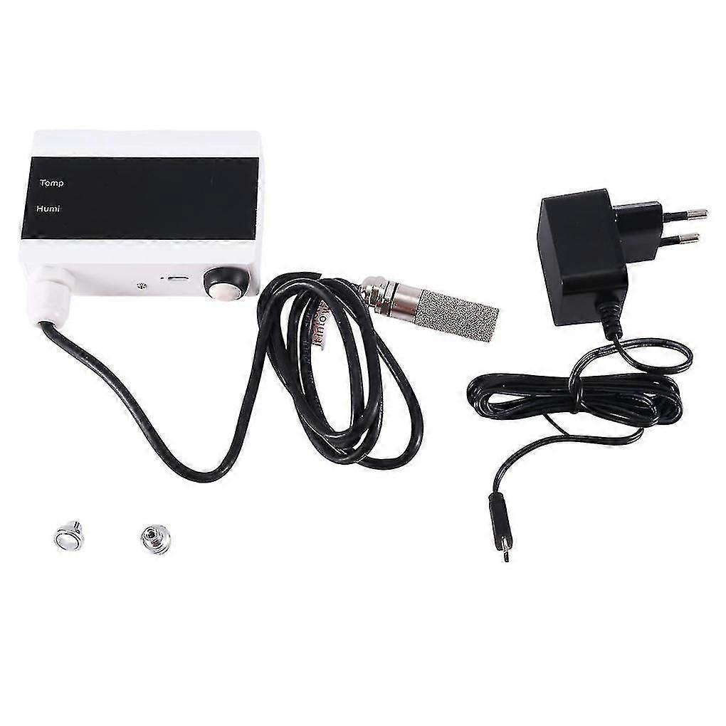 Tuya Wifi Temperature Thermometer Humidity Hygrometer Detector Alarm Sensor Smart Life App Home The