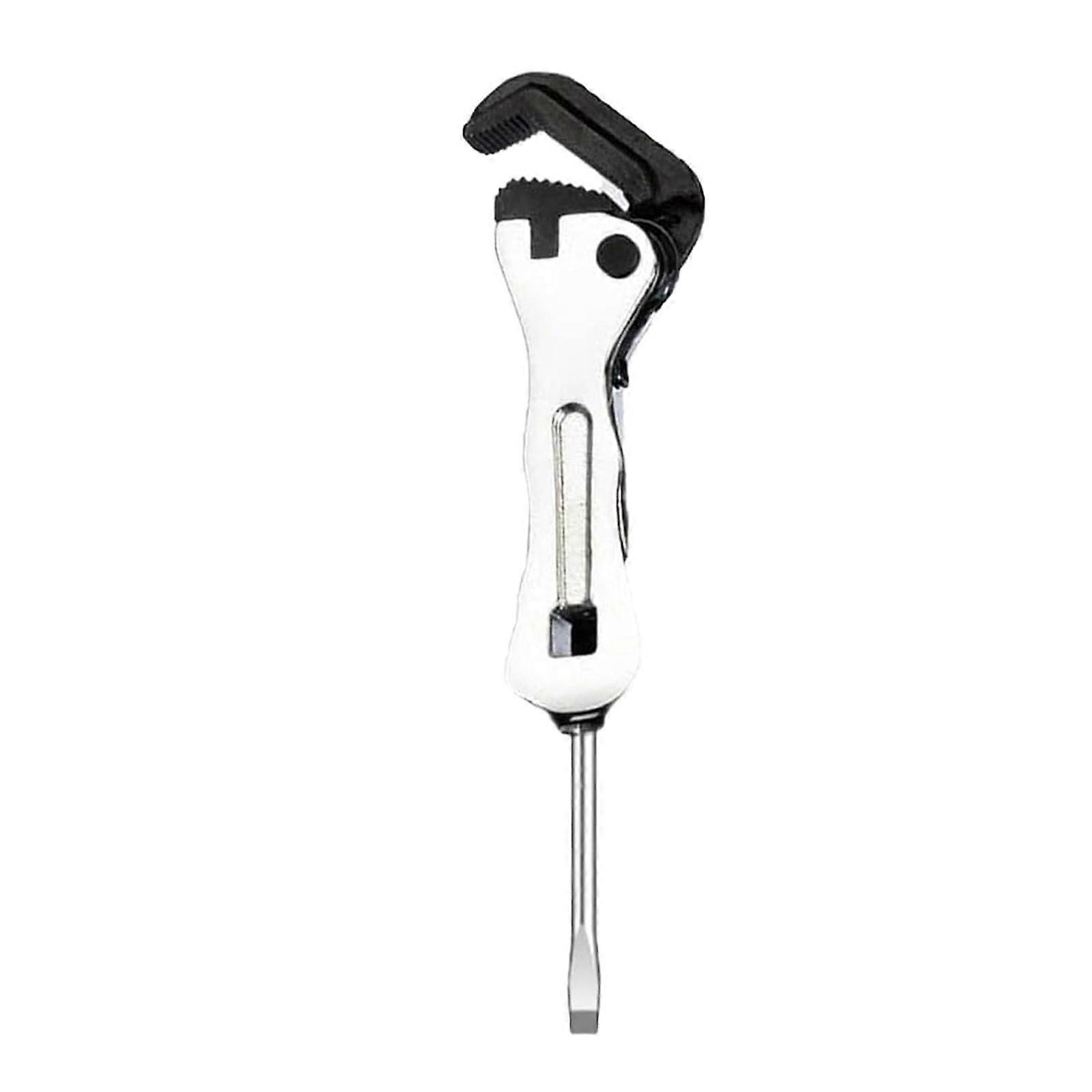 Micro Wrench 3.75 Inch Self Adjusting Multifunctional Small Pipe Vise Wrench for Tight Spaces