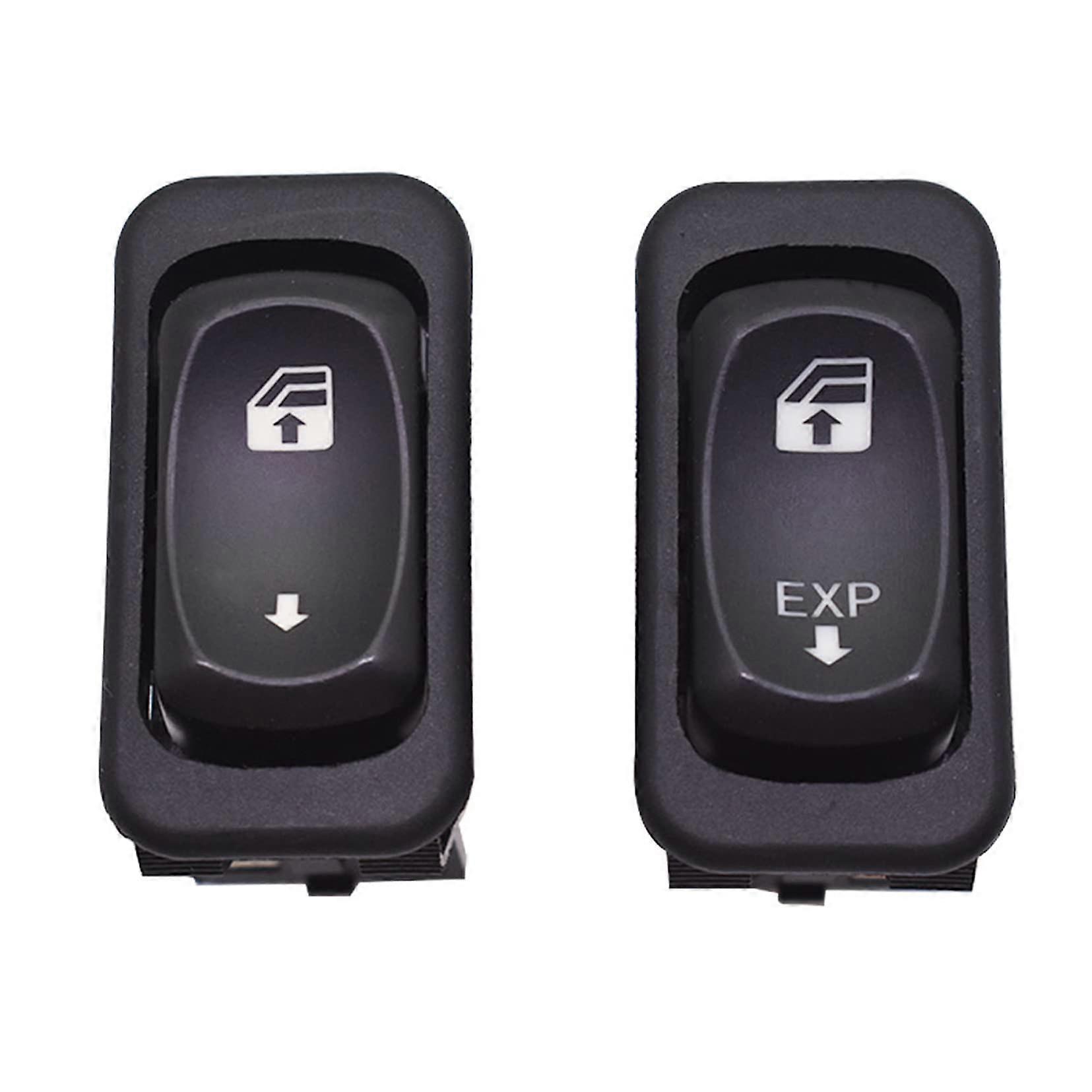 2Pack Power Window Switch Driver Passenger Side Window Control Switch Replacement for Columbia Century 20012011 A0630769008 A0630769027