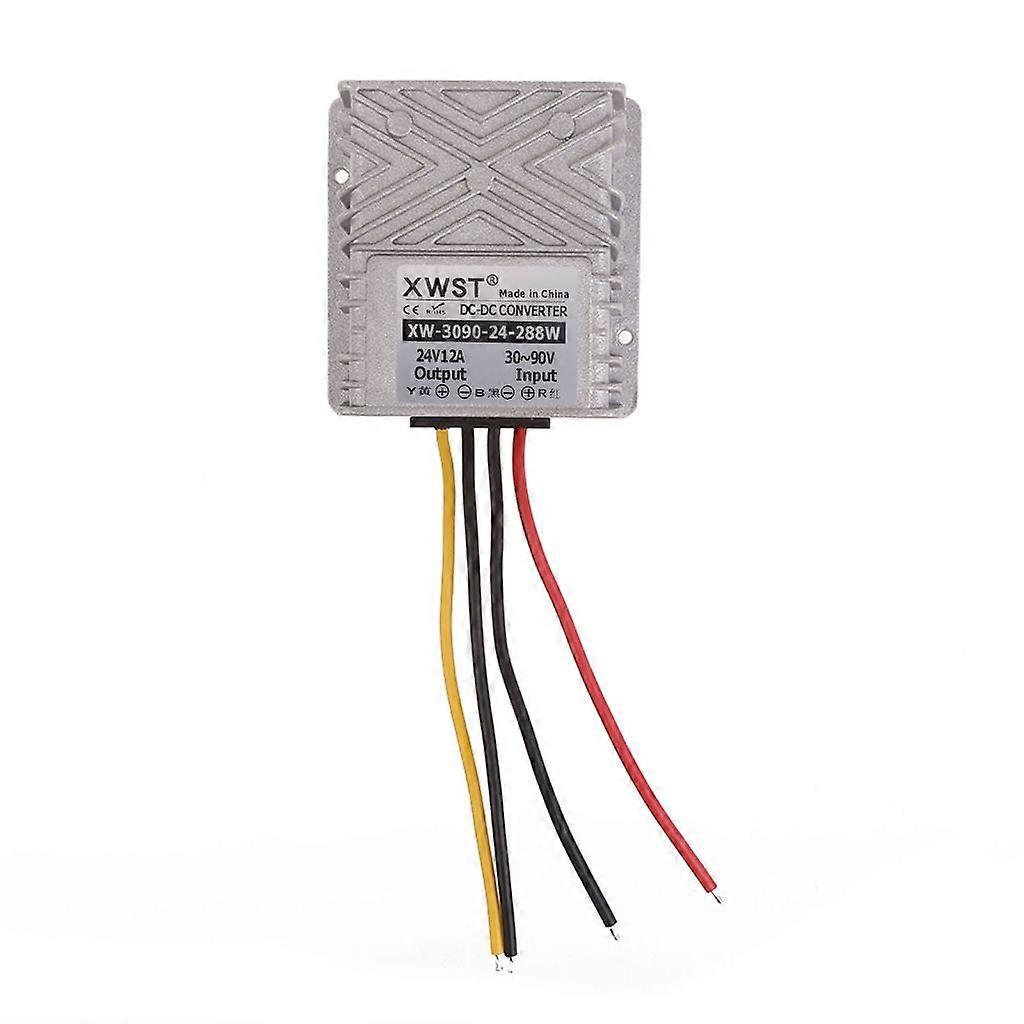 Direct Current Buck Module DC30V-90V to DC24V Power Supply Converter Adapter