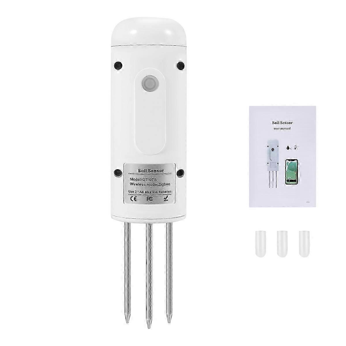 Tuya Zigbee Wireless Soil Moisture Meter Temperature Humidity Tester
