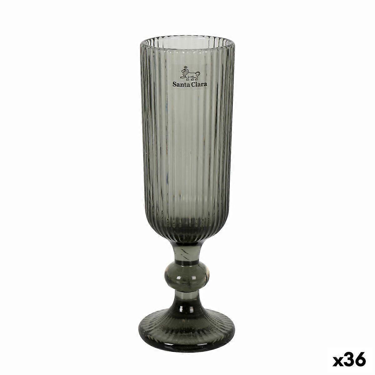 Champagne glass Santa Clara Sonella Green (36 Units)