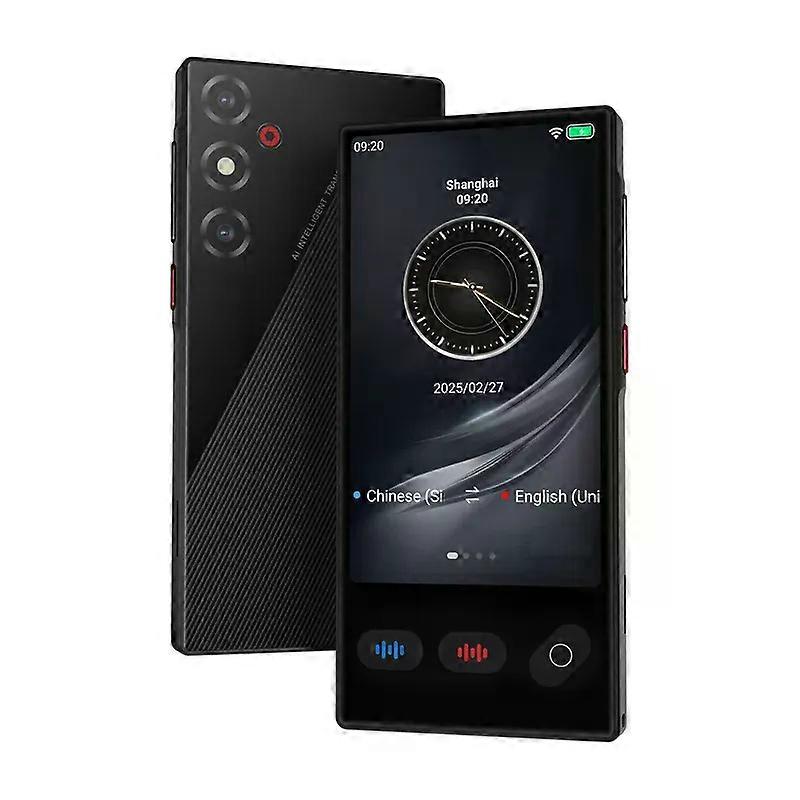 con Portable S35 Translator Device Big Screen 148 Languages Voice Tradutor Intelligent Real-time Translating Offline Translation
