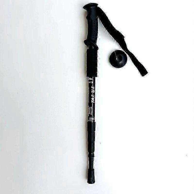 Lightweight Aluminum Trekking Pole, Black, 52-110cm Adjustable
