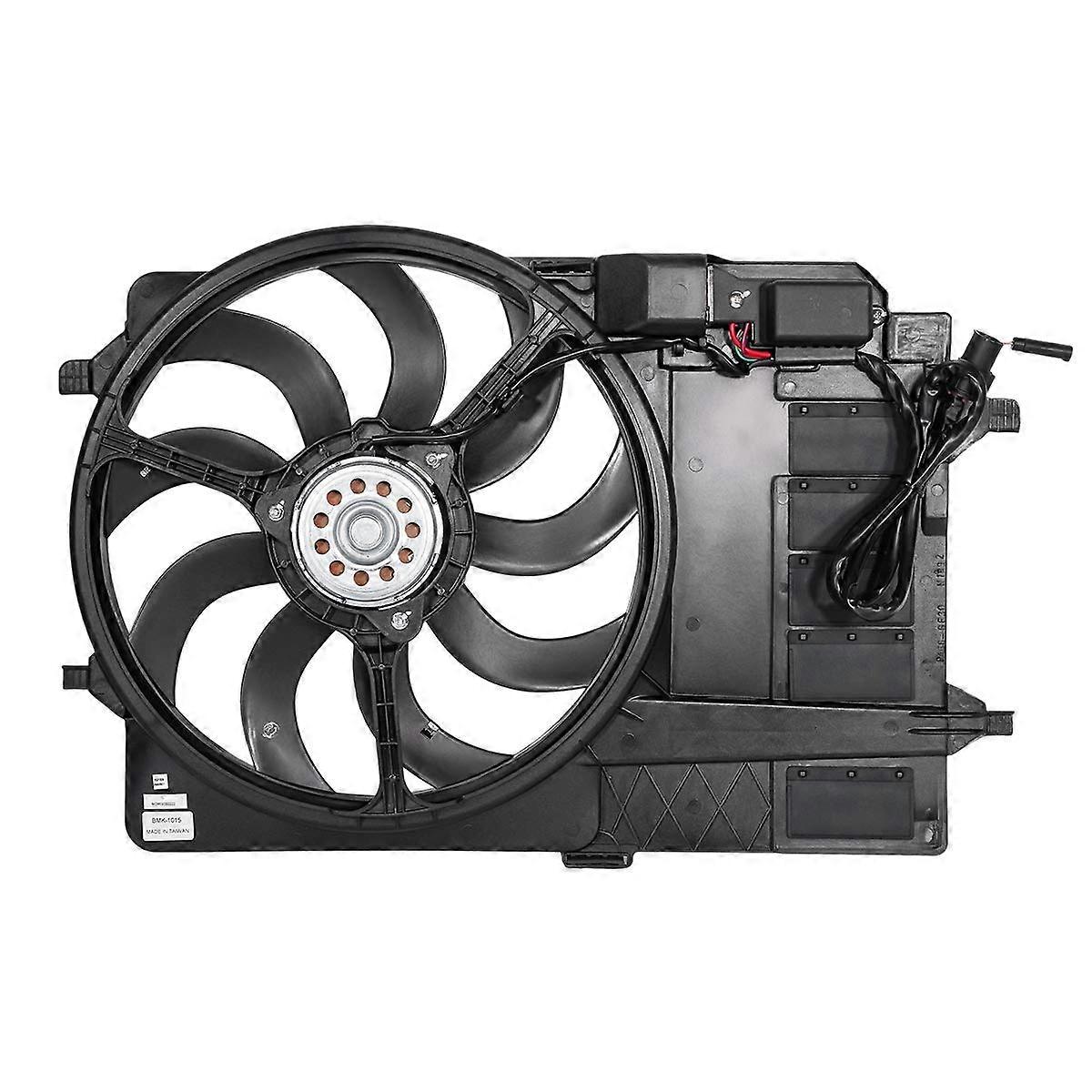 OEM-RF-0001 Radiator Cooling Fan Assembly Improved Cooling Efficiency Direct Replacement For 02-03 Mini Cooper Black
