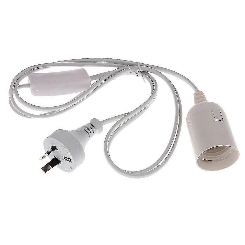 Cable plug in pendant light fitting with on/off switch e27 lamp holder au p