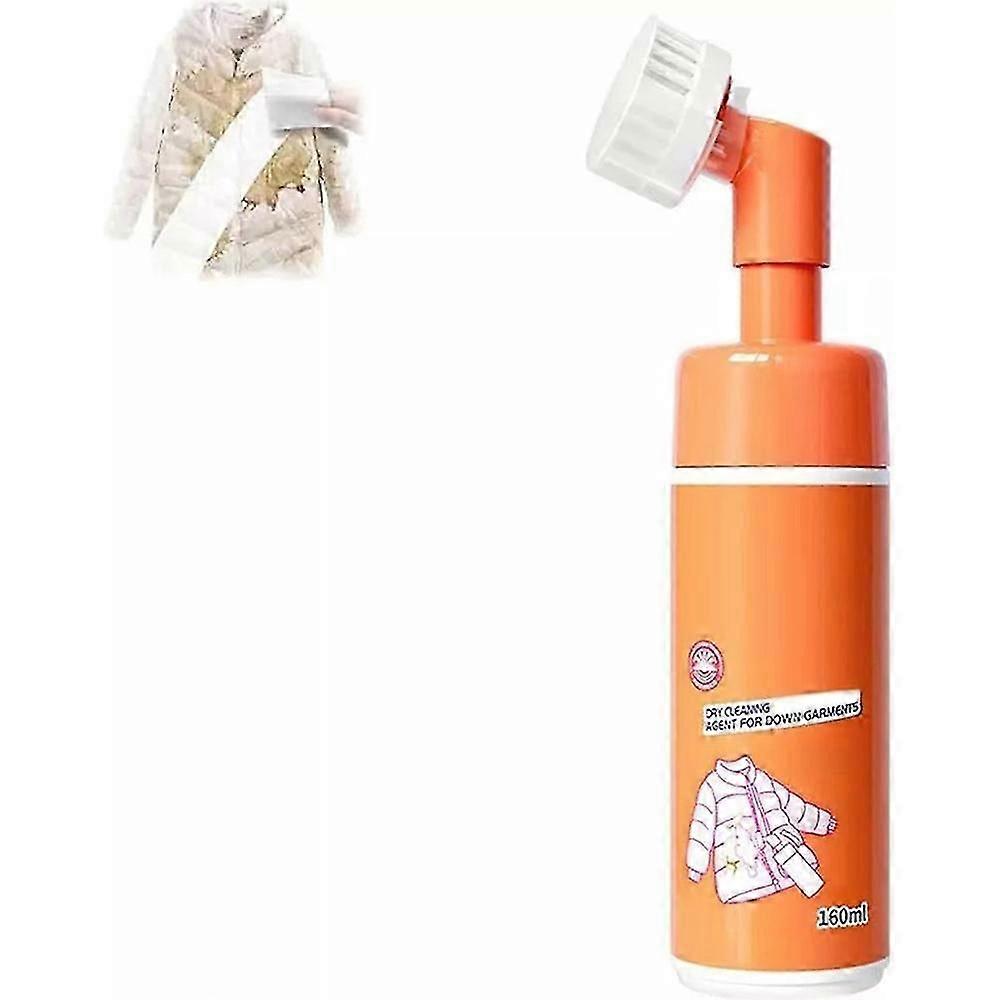 Dry Cleaning Agent with Brush Head for Down Jacket, 160ml Down Jacket Cleaner