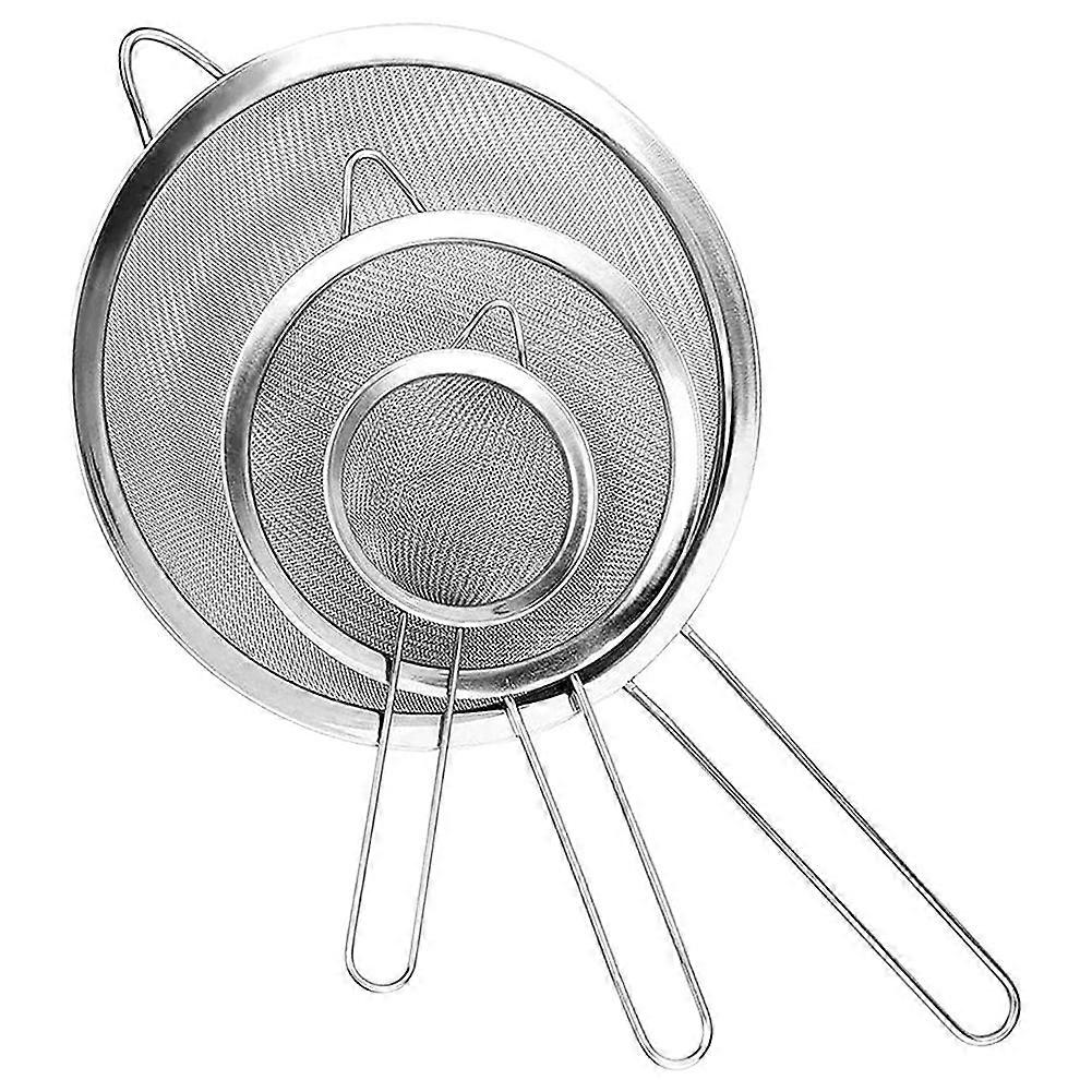 Sieve Tea Strainers, Sieves and Strainers, Kitchen Sieve, Fine Mesh Strainer, Flour Sieves for Cooki
