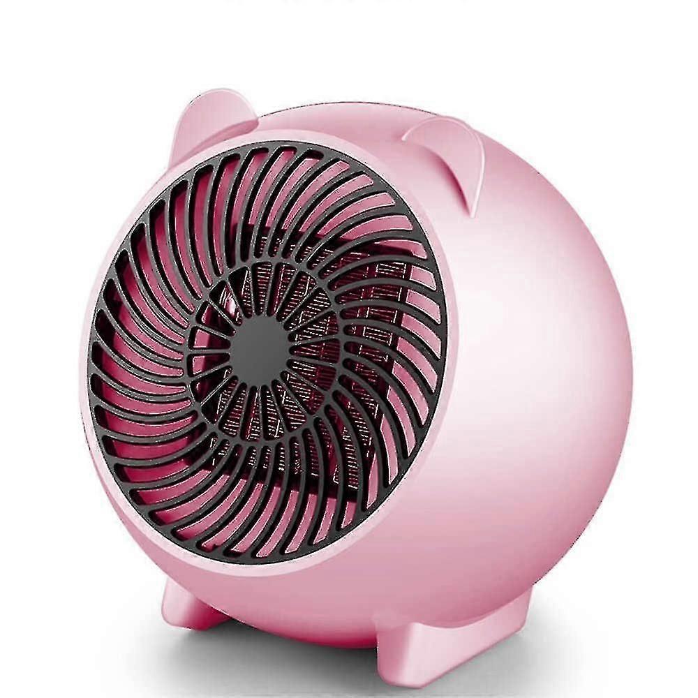 pinkPortable USB fan heater