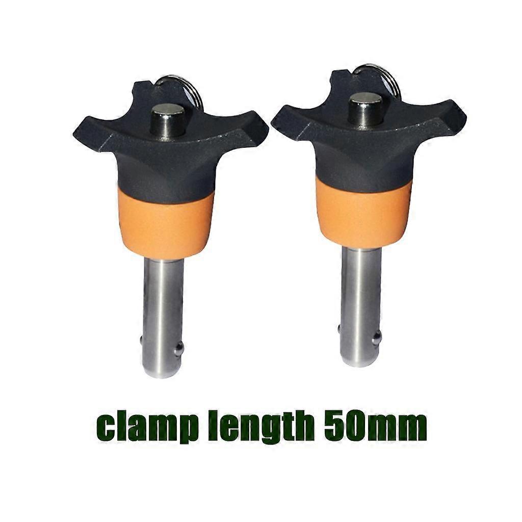 2 Pcs Stainless Steel Button Fastener, Anti-Rust, 6mm, 50mm