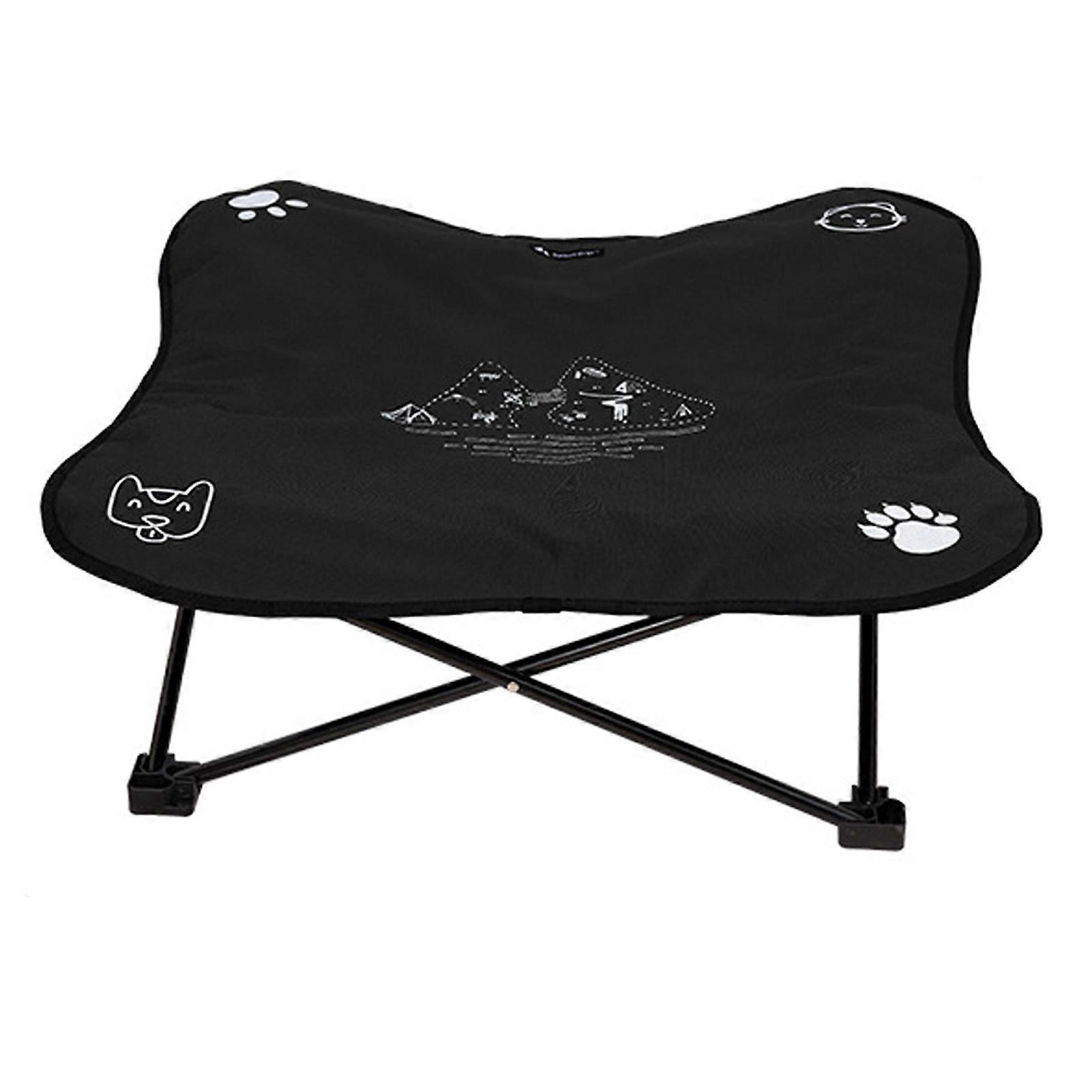 Elevated Dog Bed Foldable Portable Aluminum Alloy Bracket Soft Cushion Dog Cots