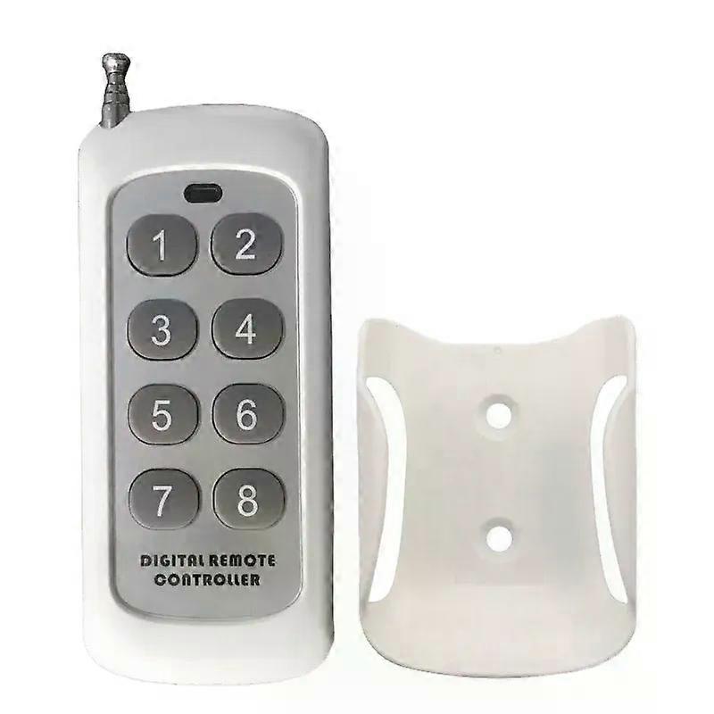 Apply DC 12V 8 Buttons 315/433MHz Universal Long Distance Electronics Door/Gate/Car Opener RF Wireless Remote Control
