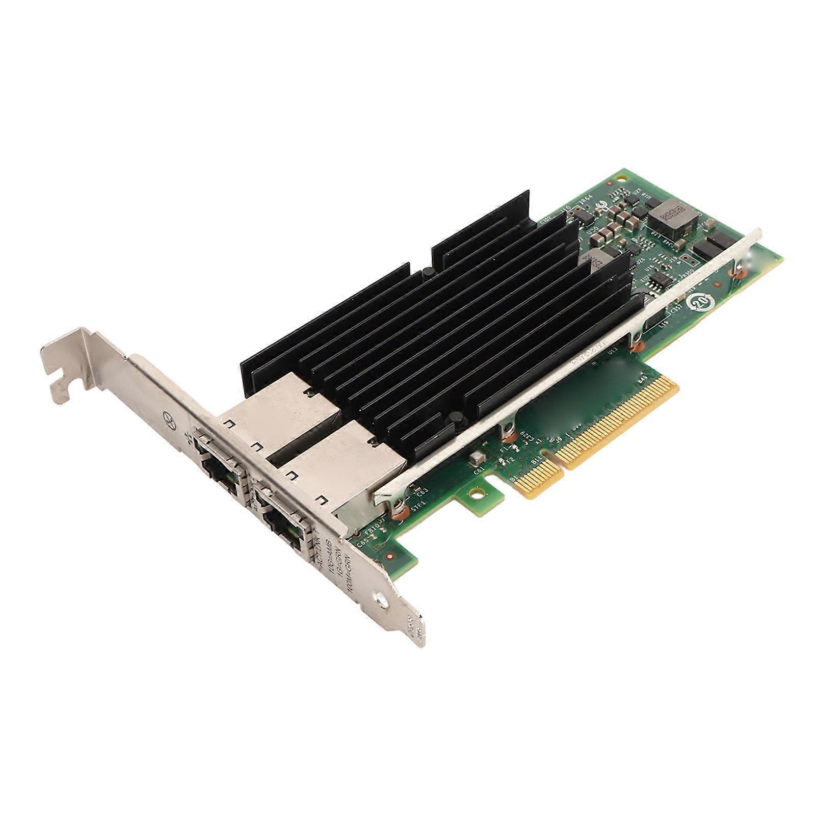 PCIe Network Card Dual Port RJ45 10GB NIC X8 716589 002 PCIe Network Adapter Gigabit Ethernet Card