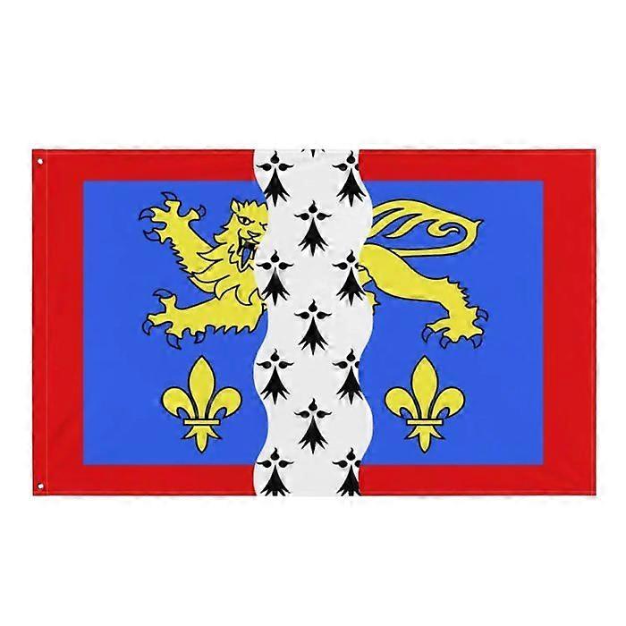 Flag - Mayenne - 120 x 180 cm - Polyester - Double-sided print - Metal eyelets