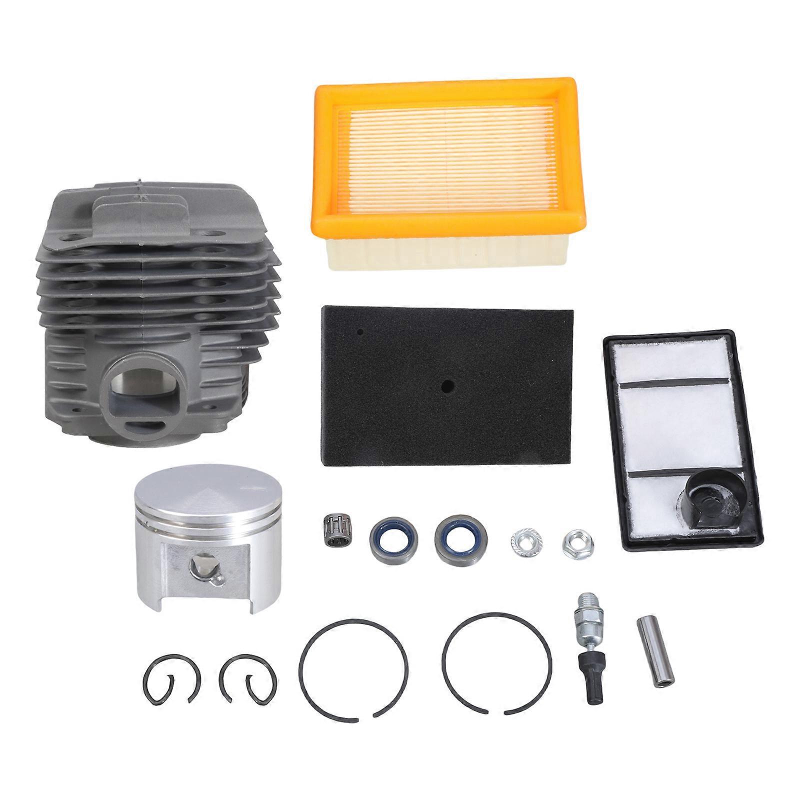 Reliable Cylinder Piston Replacements Set for TS400 Concrete Cutter with Air Filter and Decompression Valves Essential Multicolor