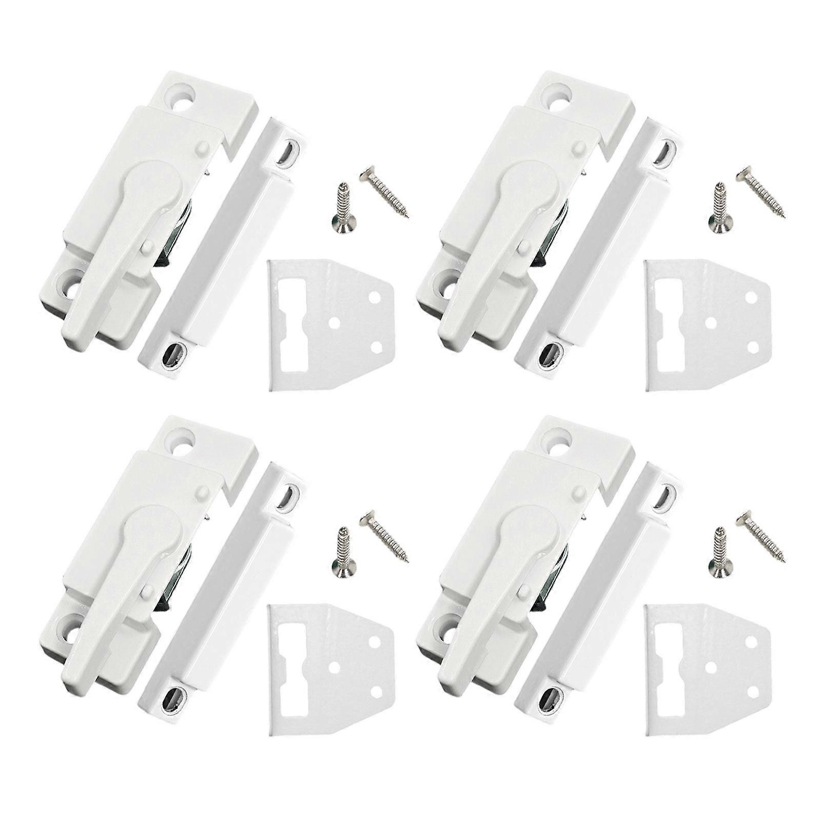 4Pieces Multipurpose Window Lock for Hanging and Double Hanging Window Elegant Cams Easy Installion Designs Daily Use