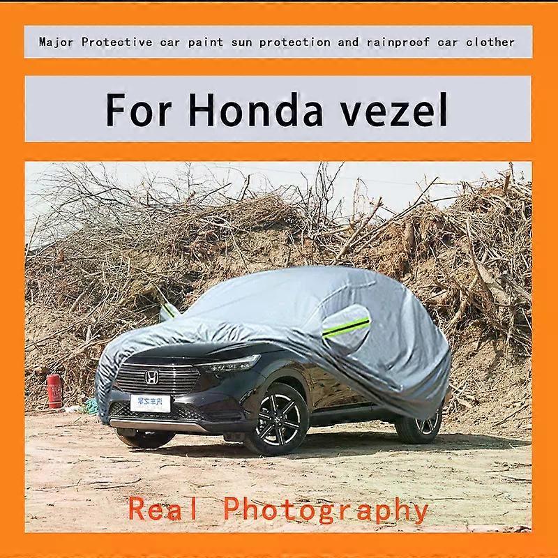 עבור כיסוי הונדה ווזל גשם כפור שלג אבק עמיד למים הגנה חיצונית מגן רכב כיסויים אנטי UV חיצוני שמש רפלקטיבי