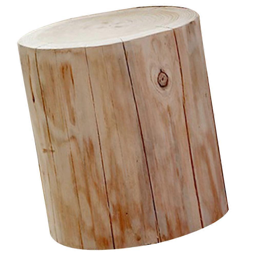 Wooden Stool For Home Use Resting Foot In Beige Color With Simple Design 1Pack