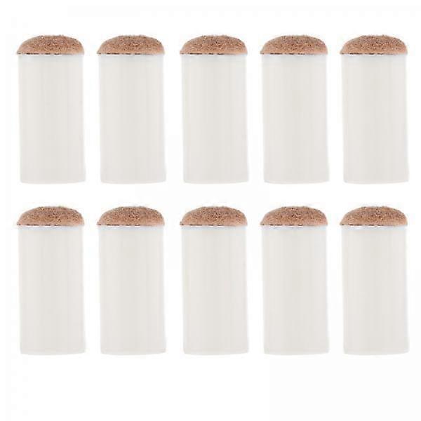 4x10 Stück Universal Pool Queue Tips Billard Queue Kopf Pool Queue Stick Ferrulen