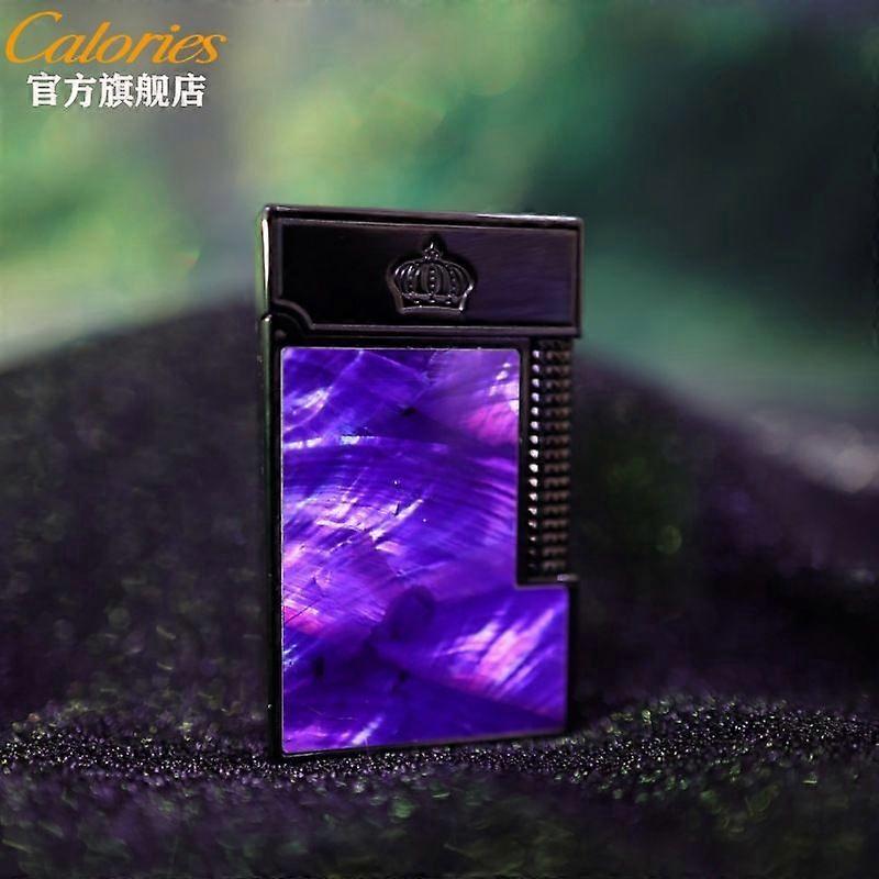 Kalu Gas Lighters Purple Shell Colorful Shell Langsheng Lighter Shell Fashion Personality And Creativity For Men