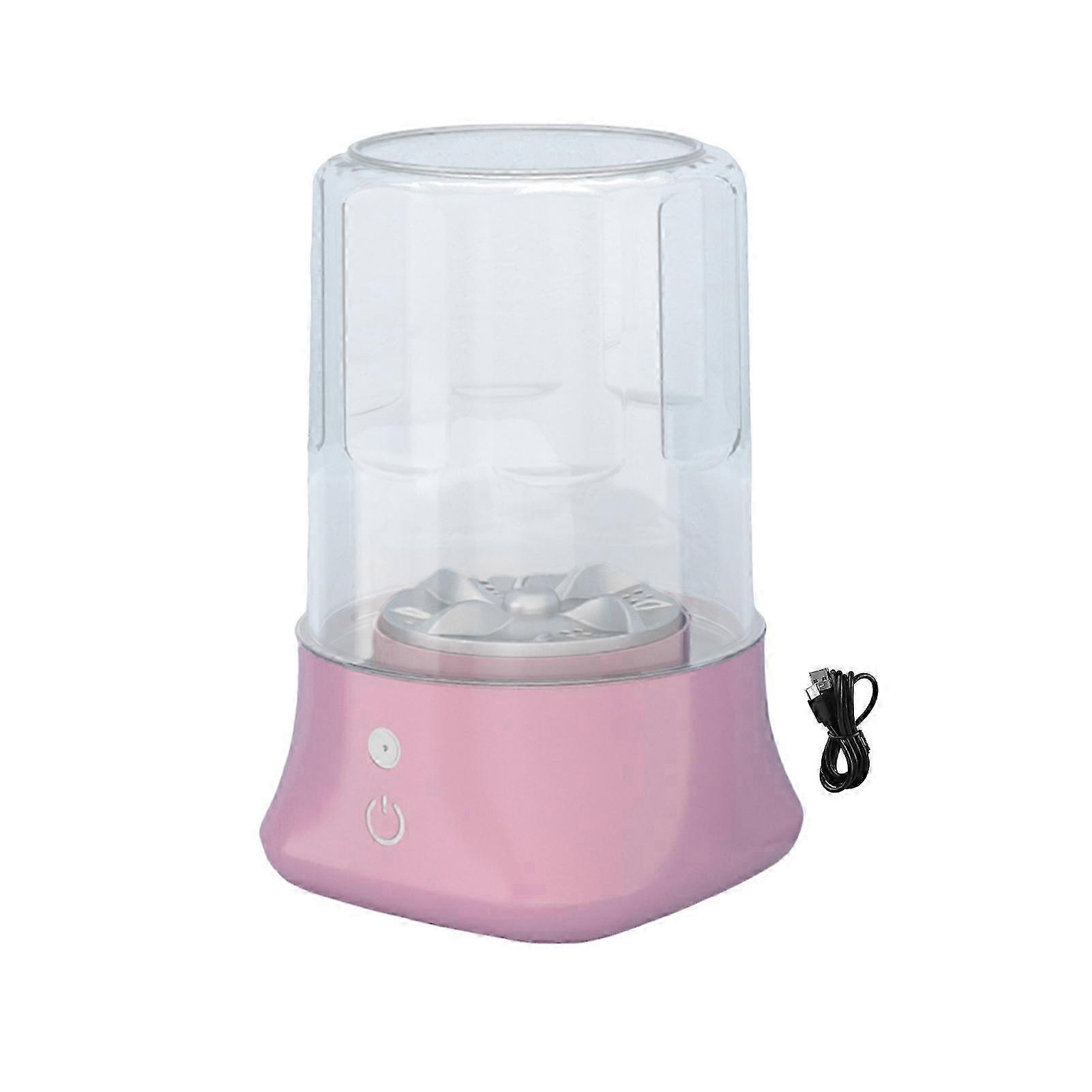 Mini Lavadora Portátil 1L Recargable Rosa