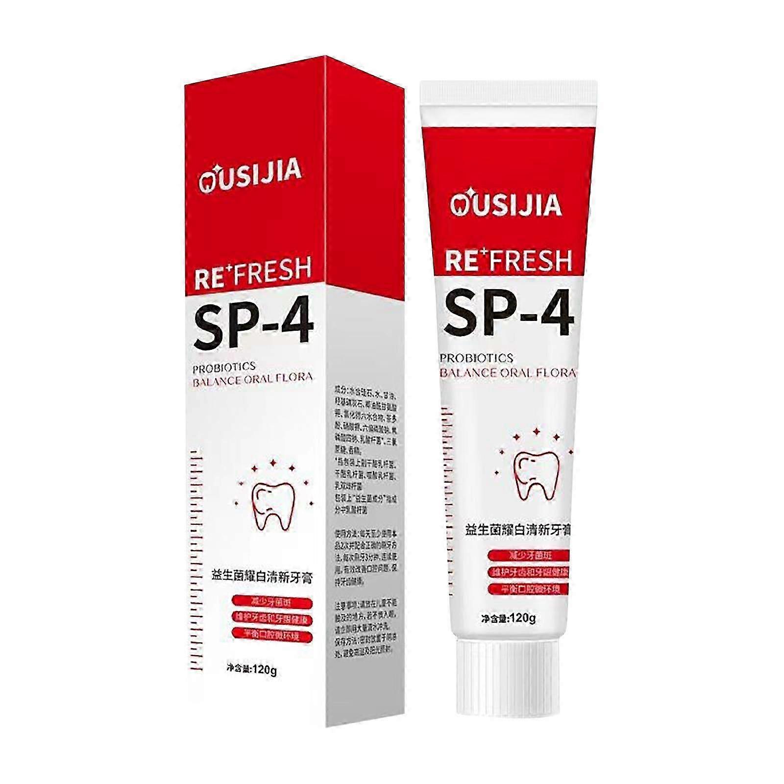 2025 Sp-4 Probiotic Toothpaste Toothpaste Whitening Toothpaste Sp-4 Toothpaste Teeth