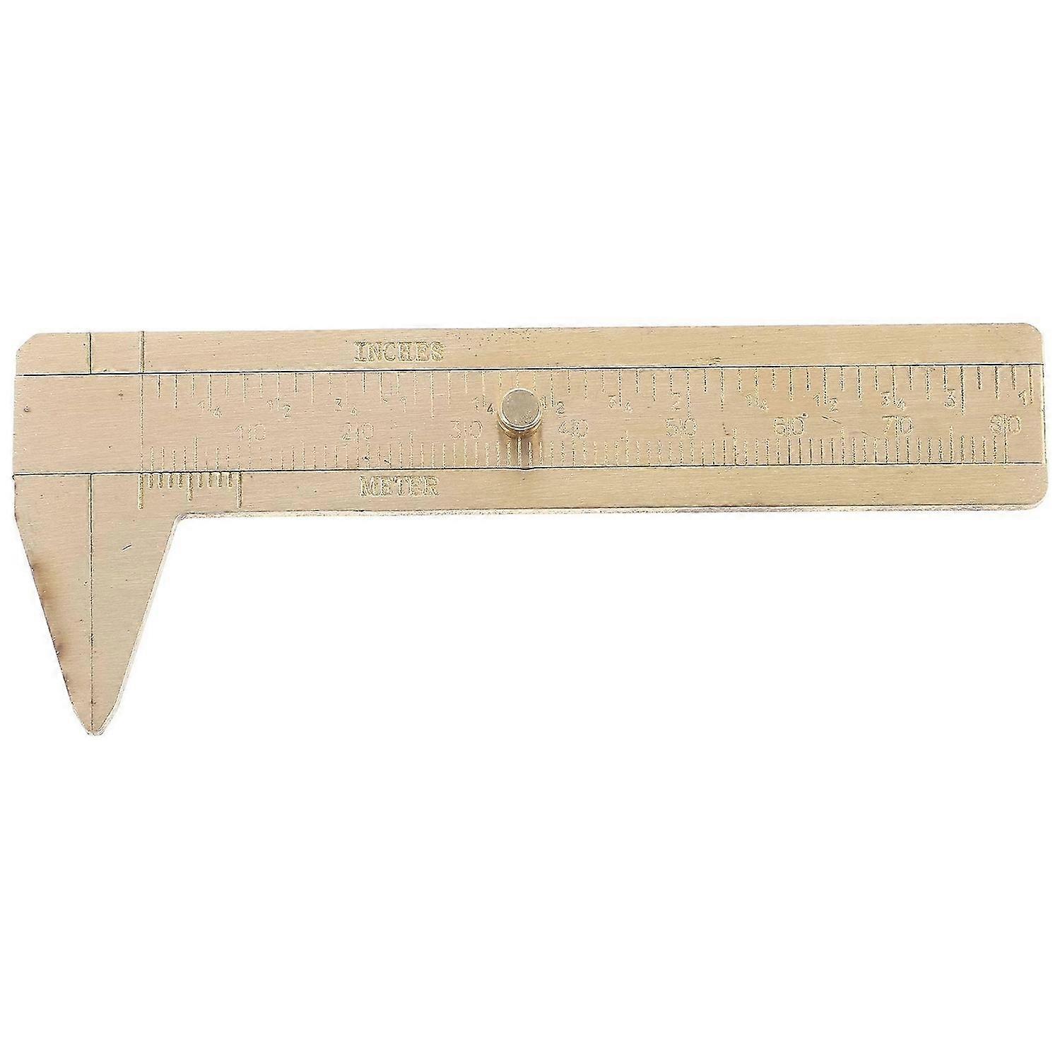 Double Scale Measuring Ruler Ring Size Gauge Caliper Multi-function Ruler