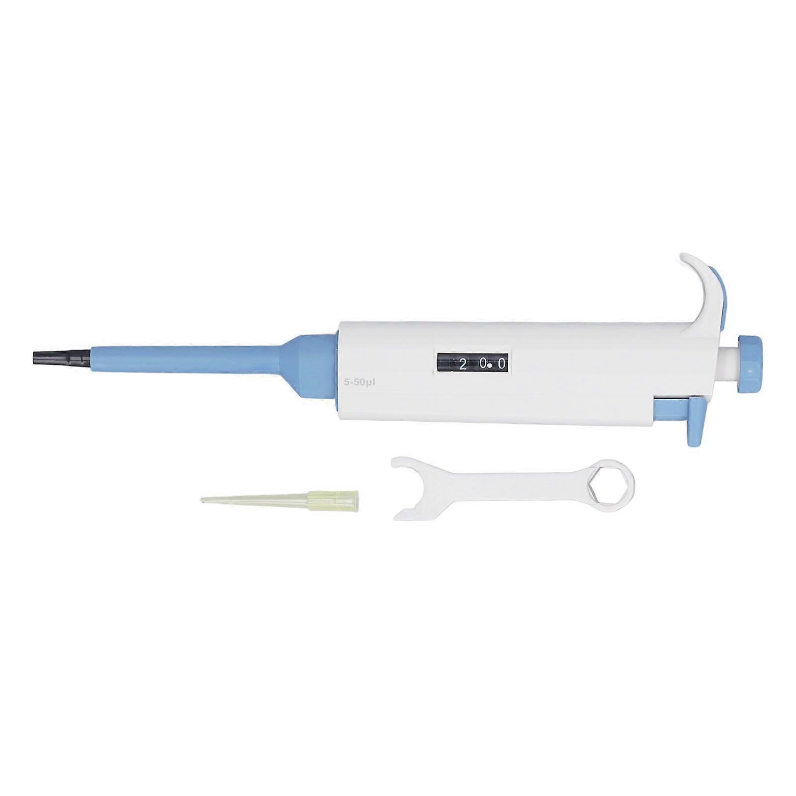 Hoge kwaliteit 5-50ul digitale micro handmatige enkelkanaals verstelbare pipet micro verstelbaar