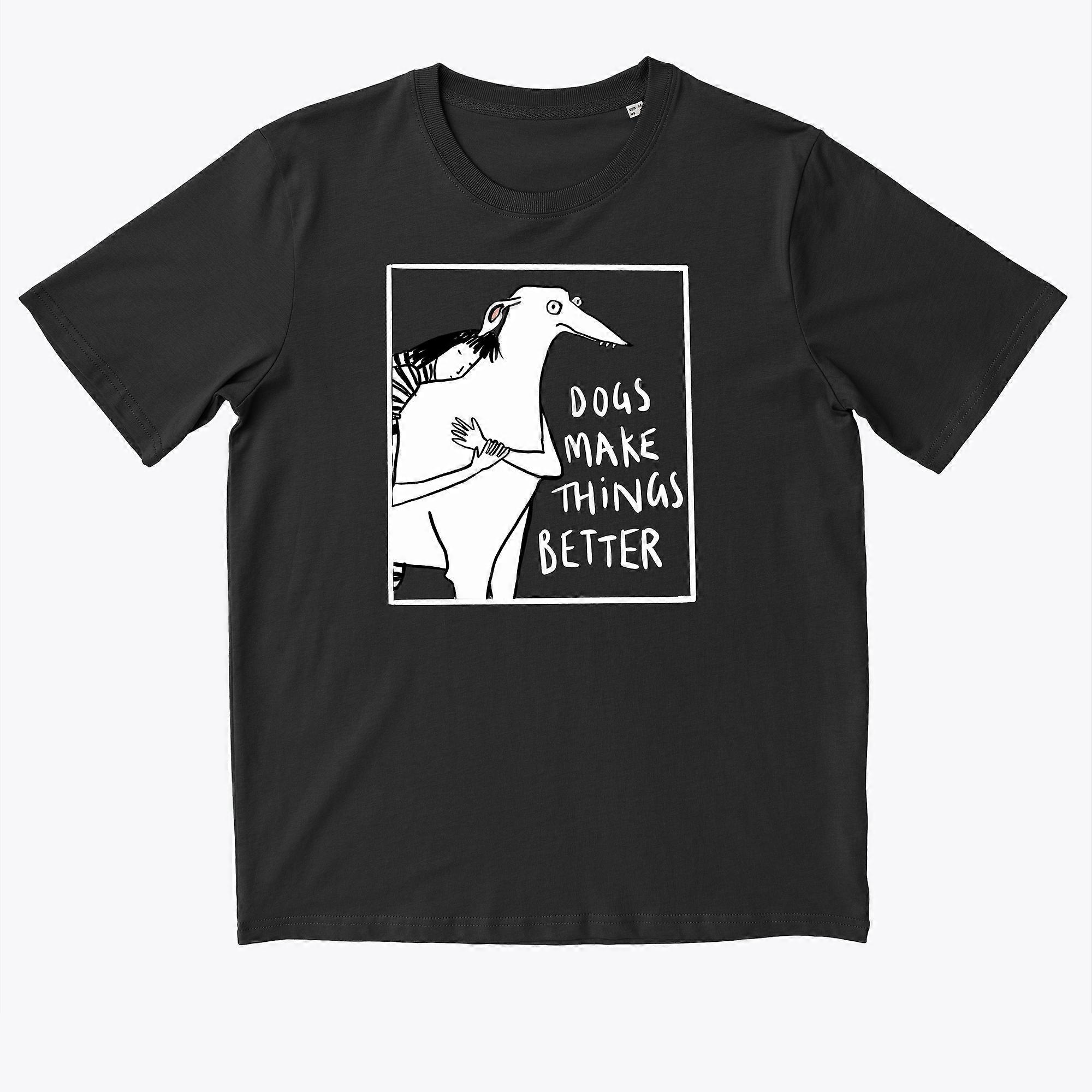 犬は物事をより良くしますハリエット製Tシャツロッキンストーン