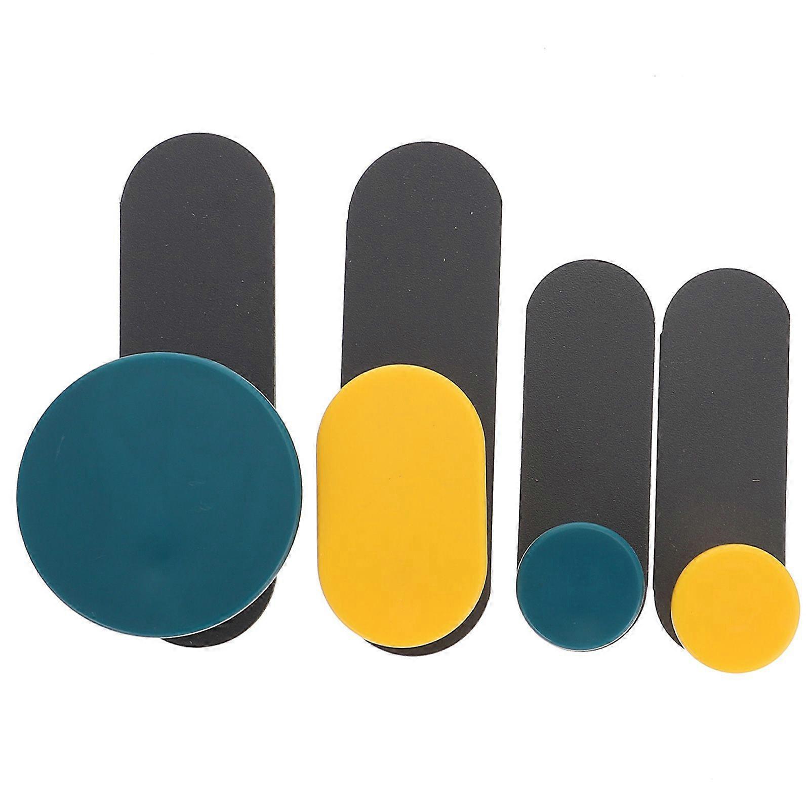 4pcs Household Utility Hooks Decorative Wall Hangers Portable Coat Hook Key Hook