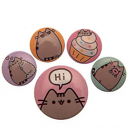 Pusheen Button Badge Set