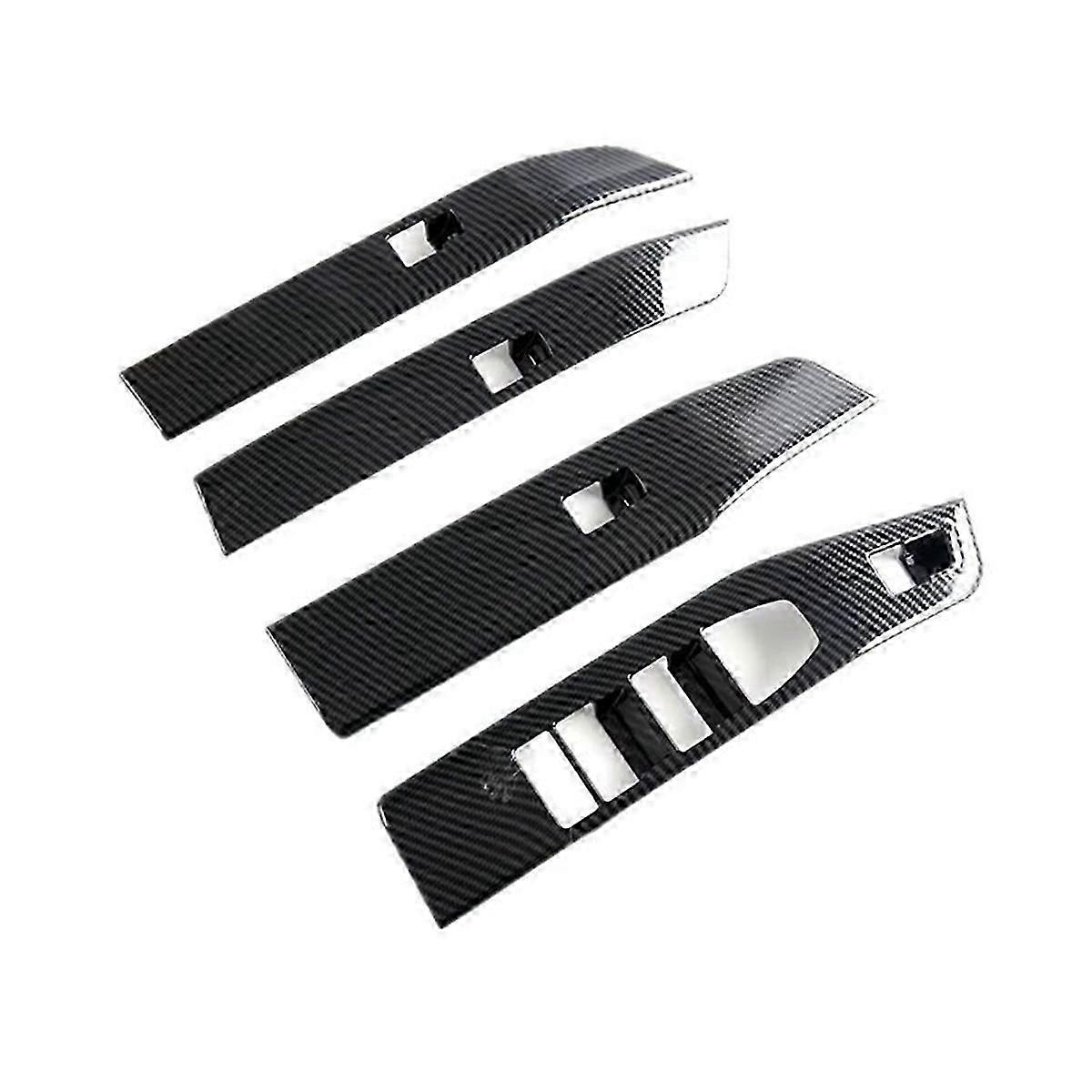 For BMW X3 G45 2025 Carbon Fiber Car Window Lift Swtich Button Cover Trim Decoration Accessories-Yvan