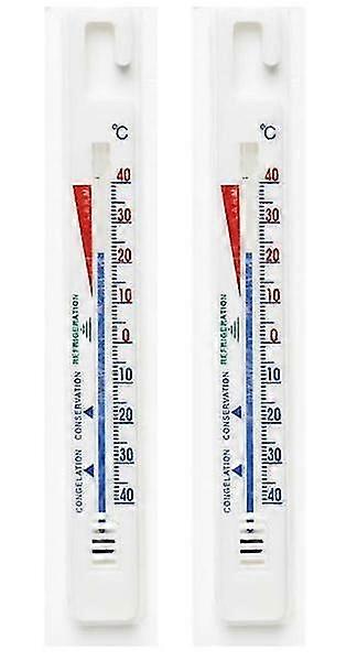 2 PACK Fridge thermometer Freezer Thermometer Indoor Thermometer Hook Type SZRH