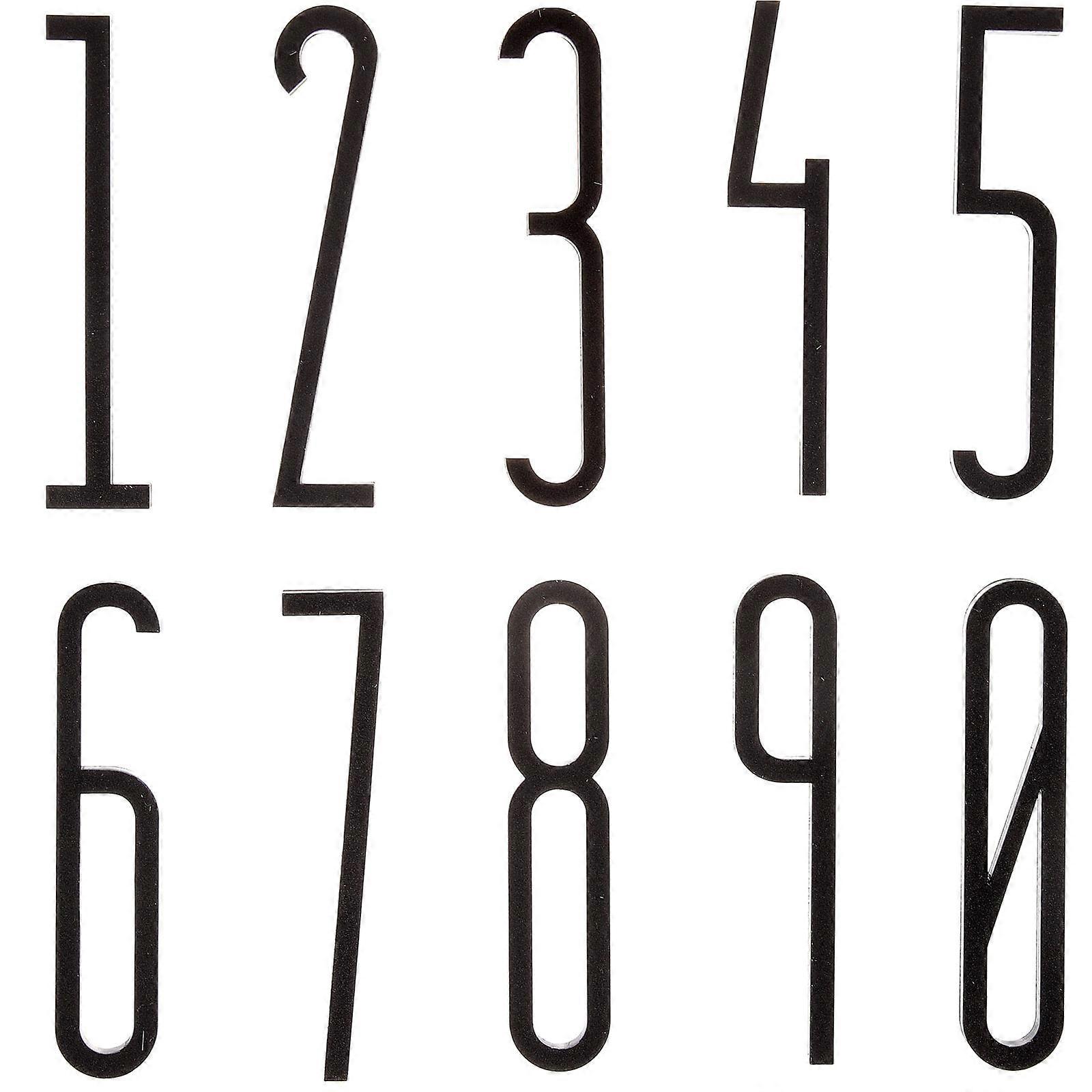 Robust Number Signage, Durable Construction for Indoor Outdoor Usage