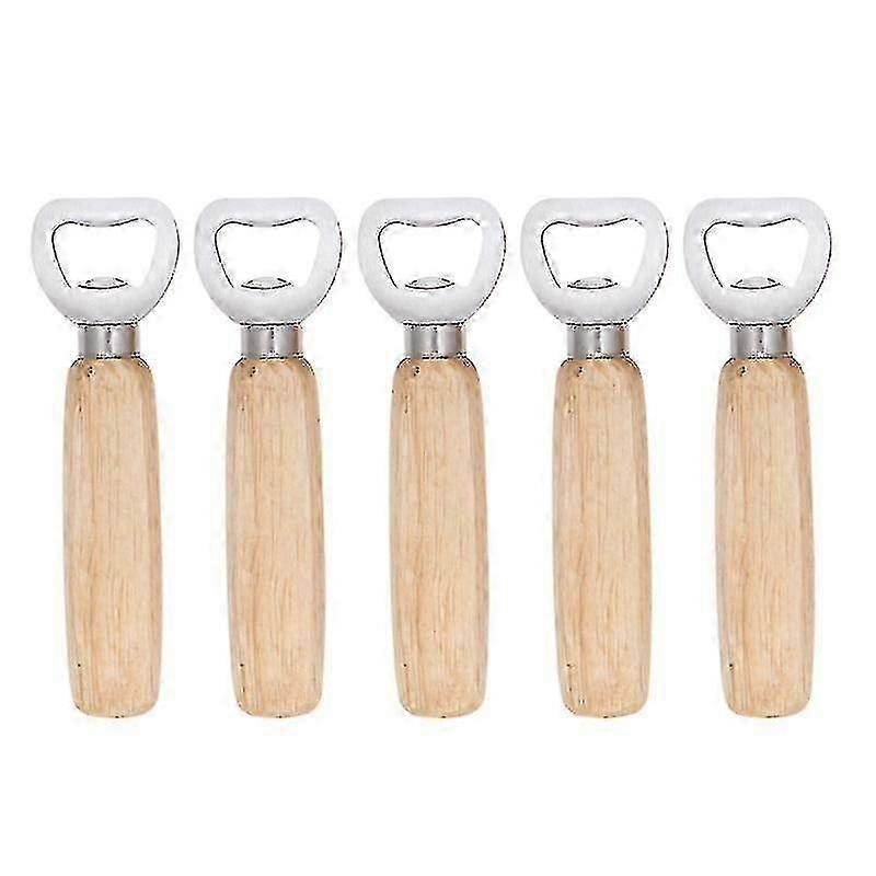 5pcs Wooden Handle Bottle Stopper