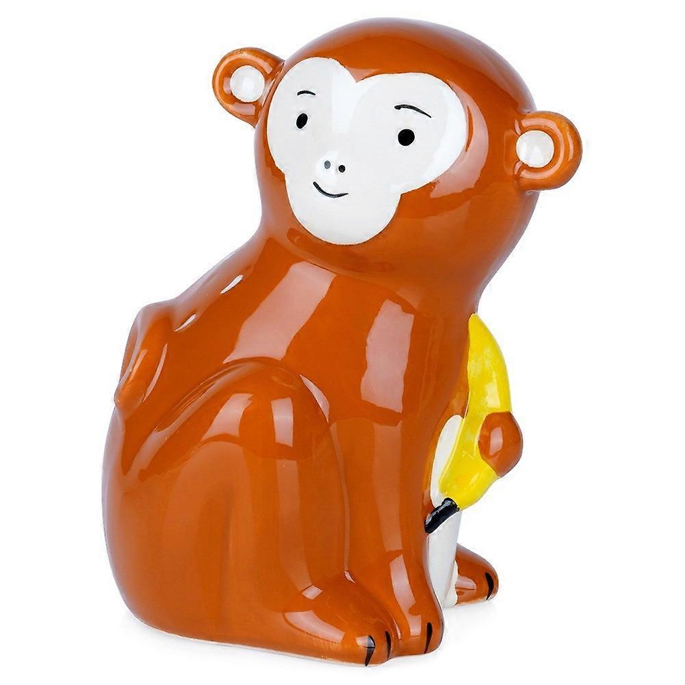 Ceramic Monkey Piggy Bank
