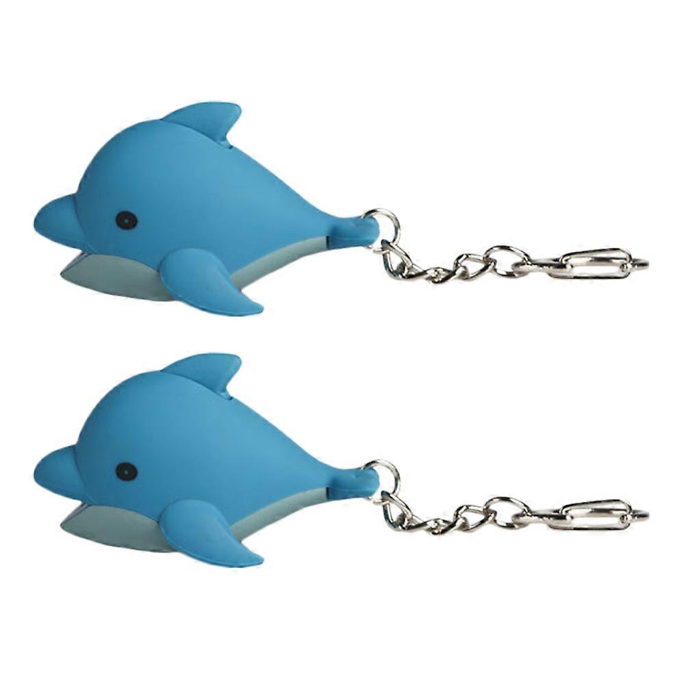 LED Keychains Creative Animal Shaped Keychains for Key Holding 2Pcs