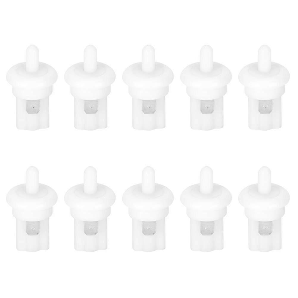 10Pcs White PBS35B Refrigerator Reset Switch OFF/ON Freezer Door Control