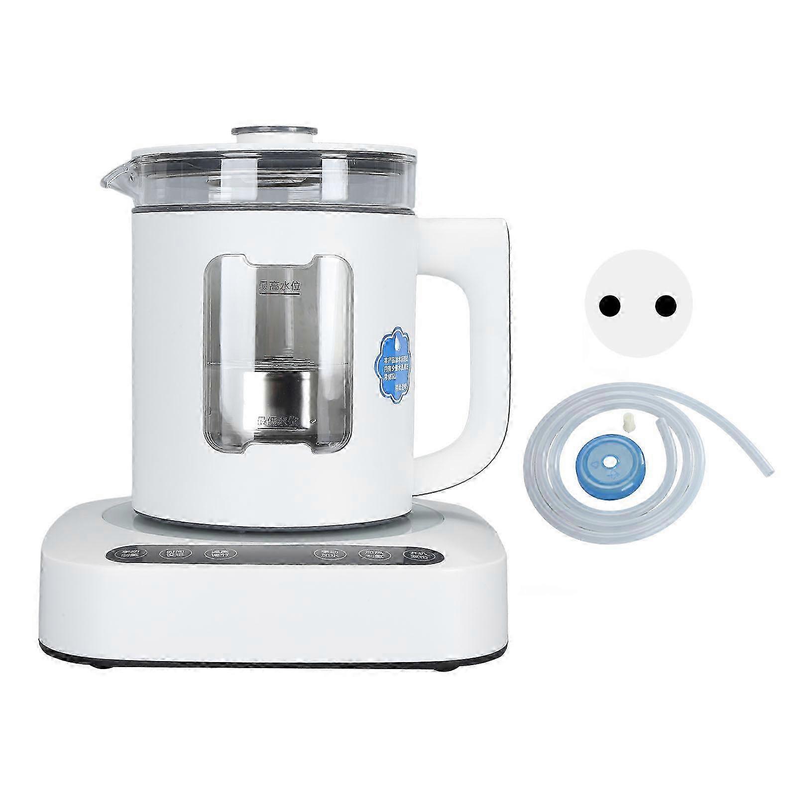 0.9L Hydrogen Water Kettle Auto Water Pumping Hydrogen Rich Water Generator Ionized Water Machine Electrolysis Alkaline Water Pitcher Eu Plug
