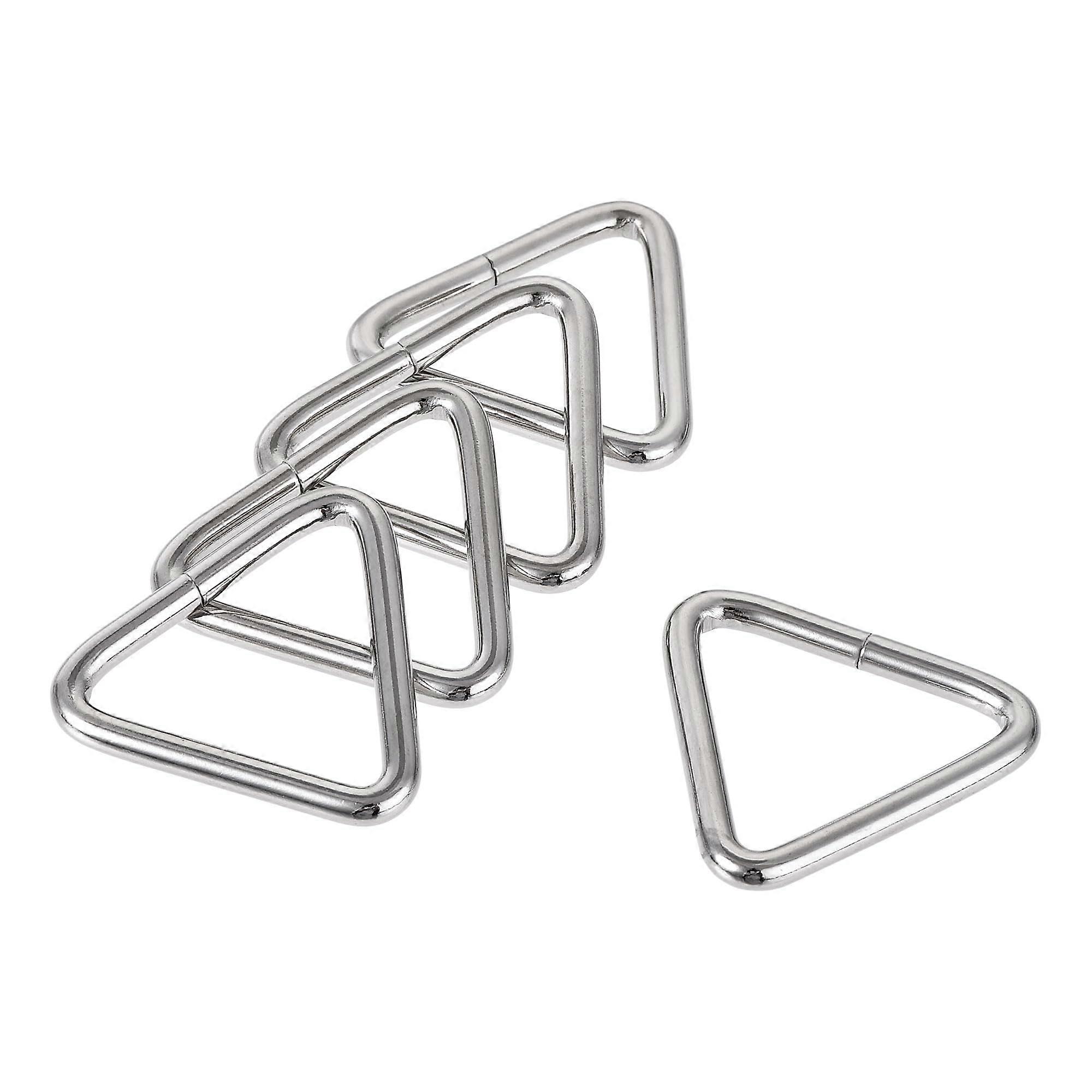 Triangle Ring Buckles Pack Of 20 1.26 Inch Inner Width 32 Mm For Hardware Straps Arts And Crafts DIY