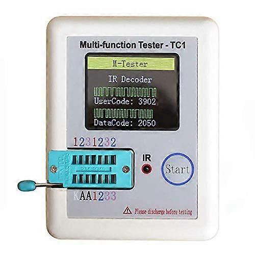 LCR-TC1 Multifunction Tester for Transistors, Diodes, Capacitors, NPN, PNP, MOSFET with Pocket TFT Display
