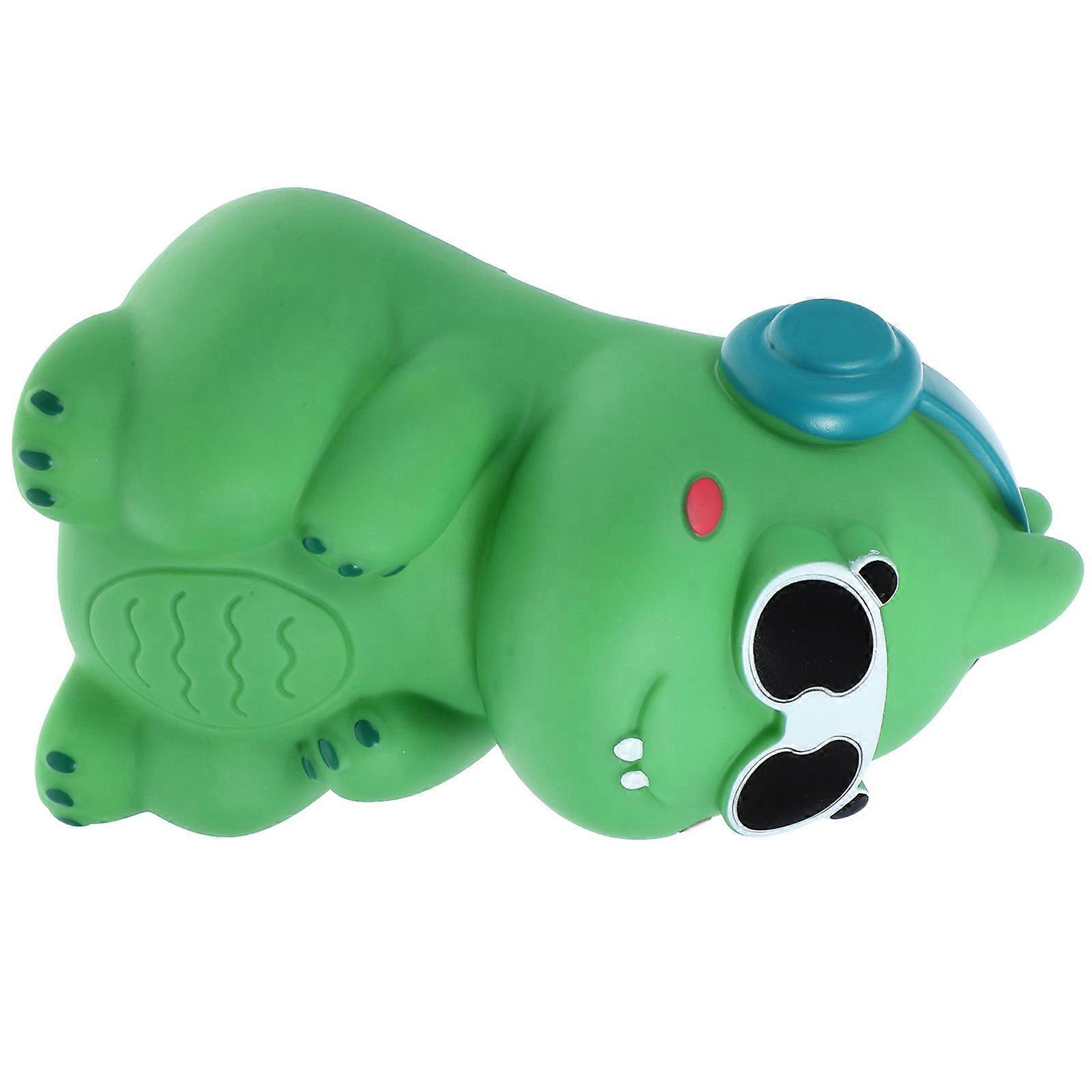 Dinosaur-Shape Money Box Piggy Bank Desktop Decoration Rubber Coating Teaching Money .45X6.68X5.11in 1Pack