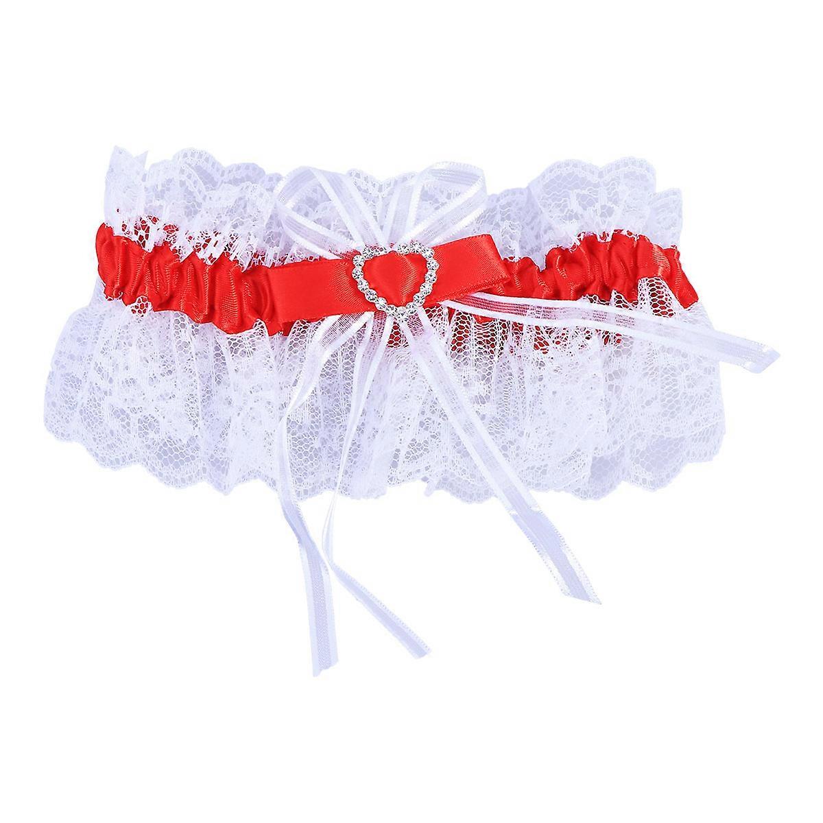 Bride Garters Wedding Accessories For Brides Red 6x18cm 1Pack