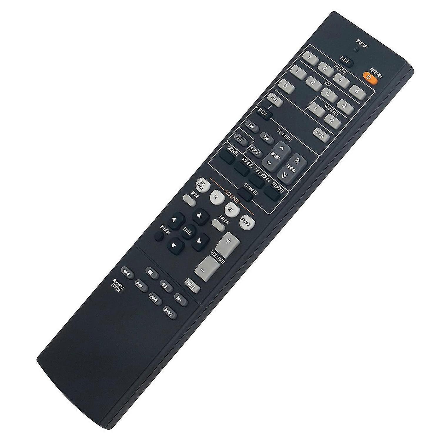 V7d RAV463 For Yamaha Audio / Video Receiver Remote Control Replacement X0C Battery Operated Control