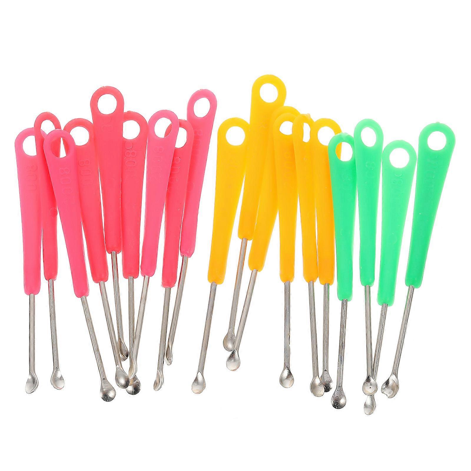 Ear Cleaning Sticks with Stainless Steel and ABS Material for Safe Daily Use Assorted Color 200 Pcs