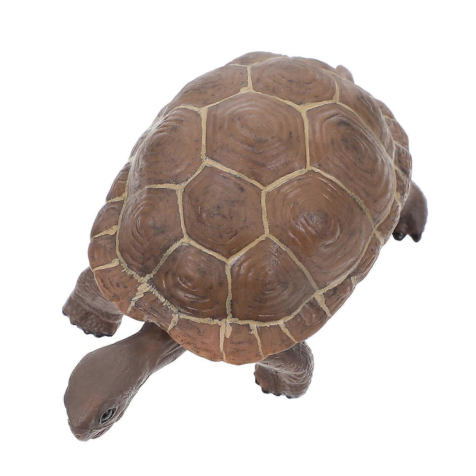 Realistic Plastic Tortoise Model Toy Animal Figurine for Educational Play and Decorative Use, Compact Design for Easy Handling