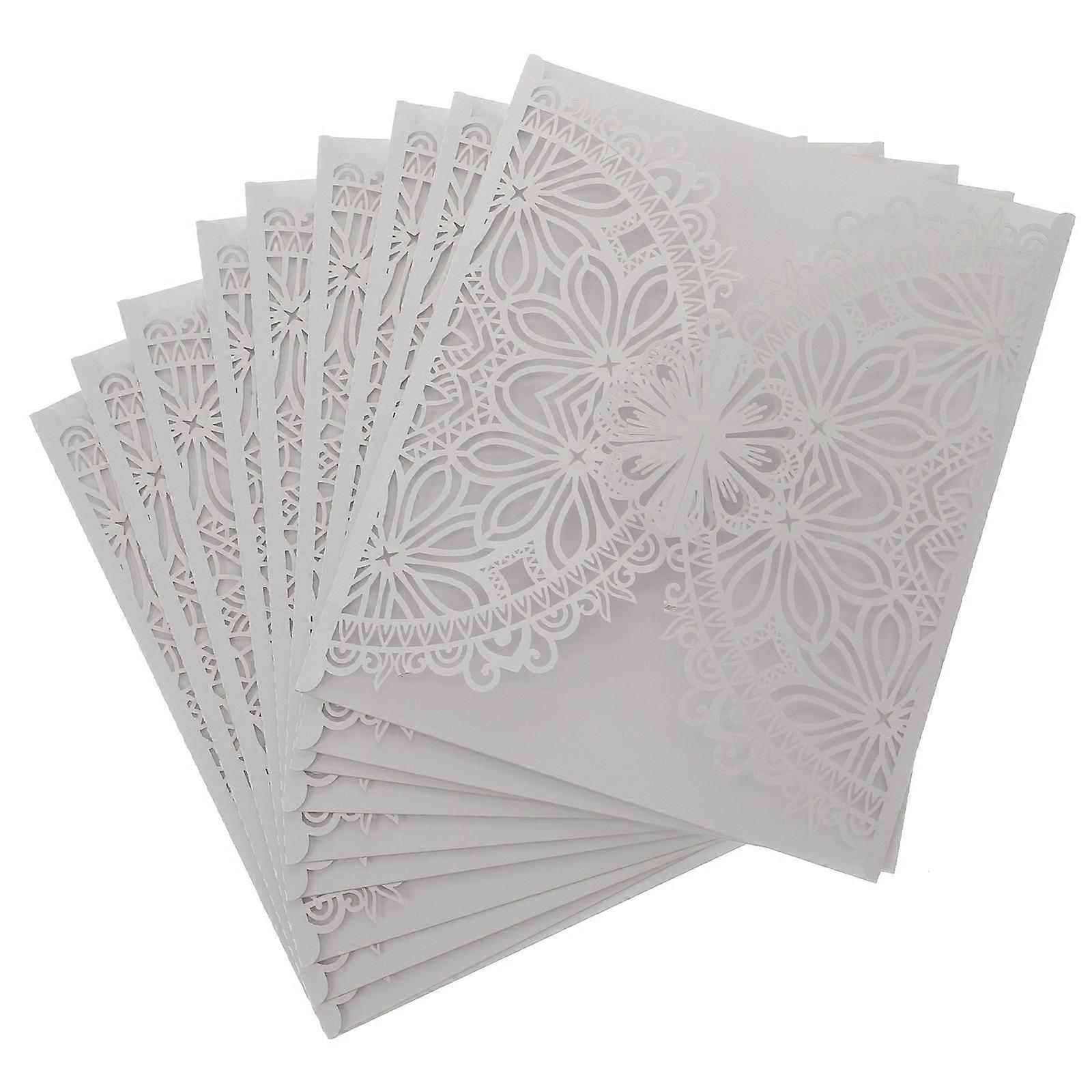 Wedding Invitations Greeting Cards Wedding Graduation Assorted Color 15.00X12.50X0.10CM Delicate Details 10Pcs