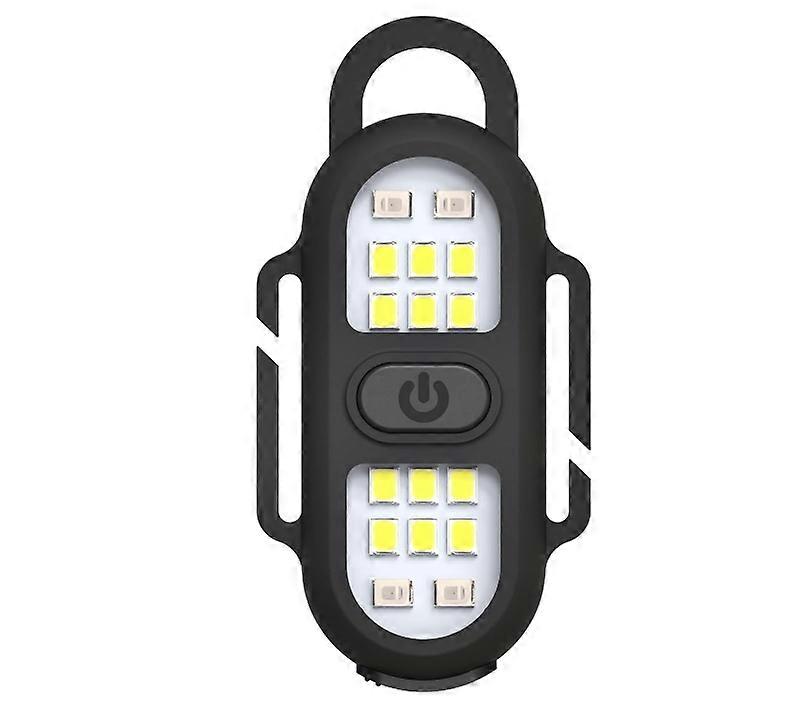 Portable Flashlight, Running Light for Runners Rechargeable Safety Lights for Walking at Night Hands Free Flashlight Portable LED Work Light(Black)